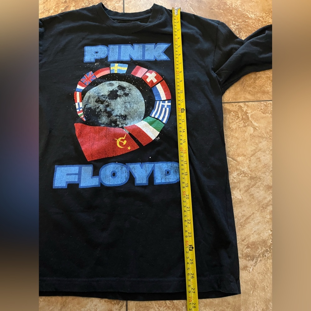 Pink Floyd Moscow 1989 Tour Reissue Black Long Sleeve Tee Large - Picture 8 of 10